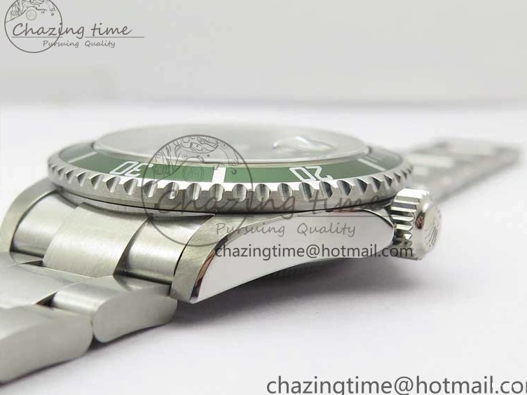 MiroTime 0421 Effortless Submariner 16610 LV Kermit Green 904L Steel ARF1:1 Best Edition on SS Bracelet SH 2577